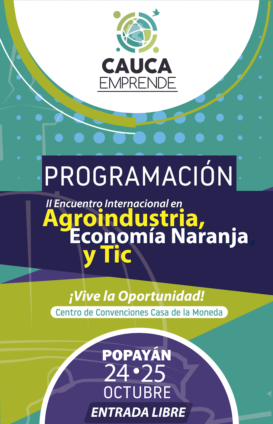 Afiche Cauca Emprende 2018