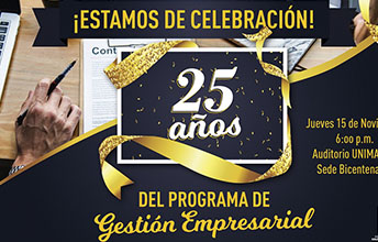 25 Años del Programa de Gestión Empresarial UNIMAYOR