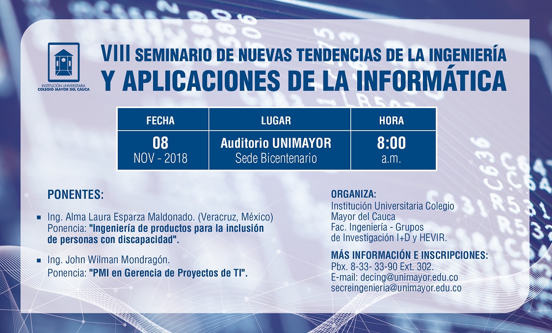 Tendencias de la Ingeniería y Aplicaciones de la Informática 2P 2018