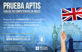 Calendario Presentaciones Prueba APTIS en UNIMAYOR