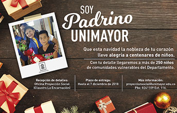 Campaña Soy Padrino UNIMAYOR