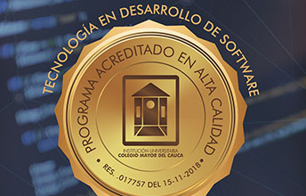 Tecnología en Desarrollo de Software UNIMAYOR acreditada en Alta Calidad