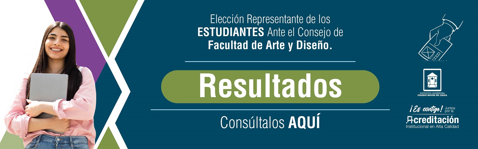 Fase I Banner Elecc. Rep. Est. Fac. Artes