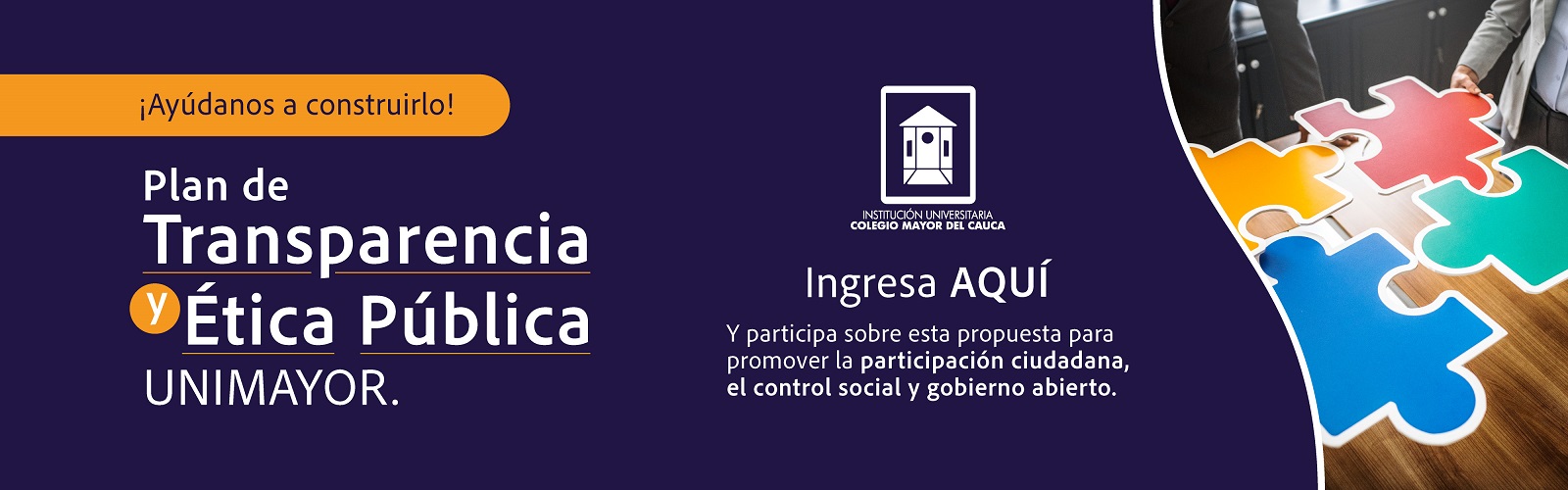 Banner Transparencia y Ética pública