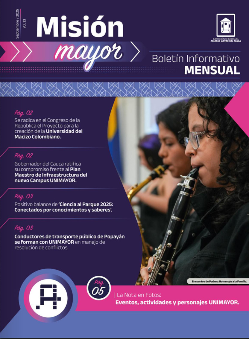 Boletín Misión Mayor - Septiembre 2025