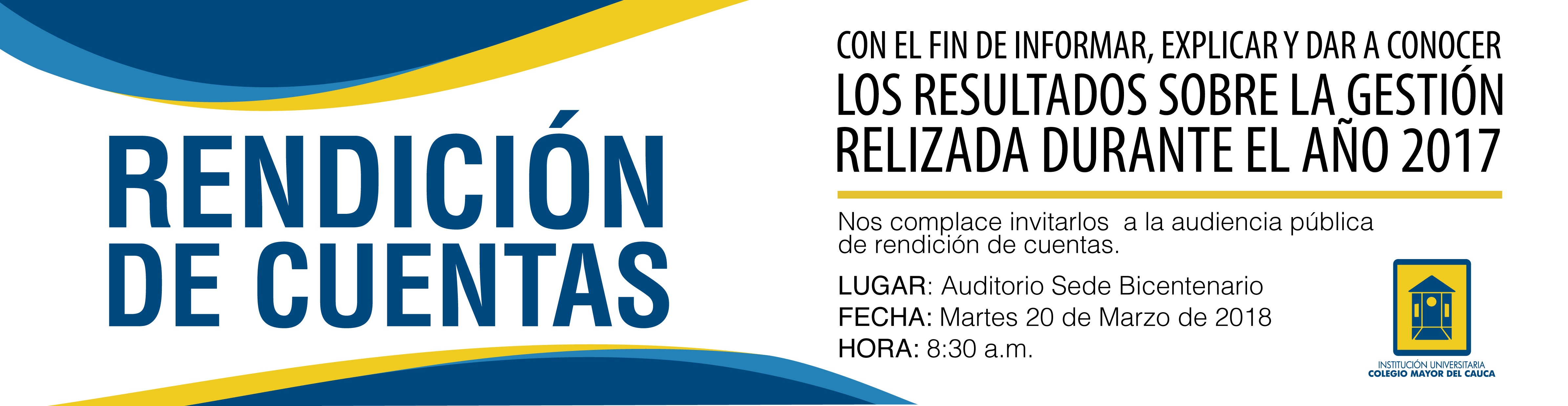 Rendicion de cuentas 2017