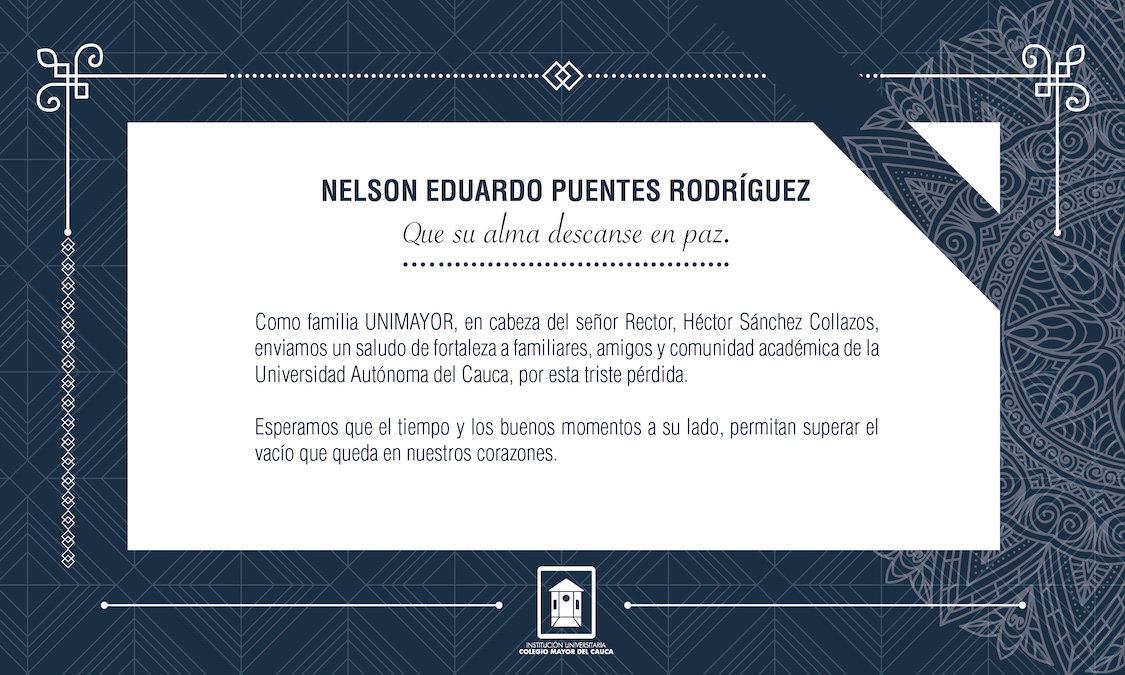 Mensaje Solidario Nelson Puentes QEPD