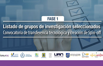 UNIMAYOR gana convocatoria de Transferencia Tecnológica y Creación de Spin-Off.