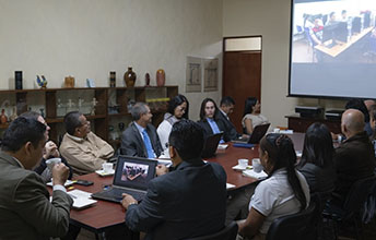 Visita Pares Académicos para Gestión Financiera y Administración Financiera.