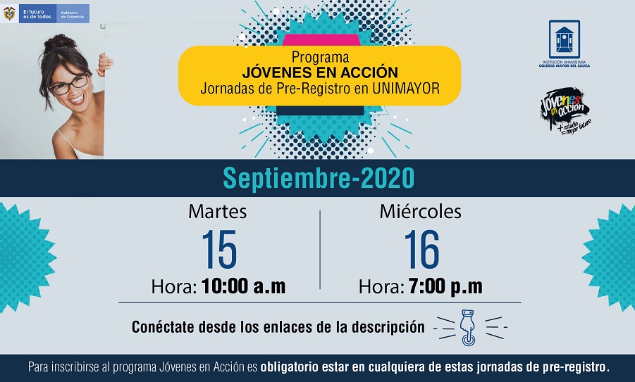 Jóvenes en Acción Pre registro IIP2020