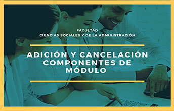 Adición y Cancelación Componentes de Módulo Fac. CSyA.