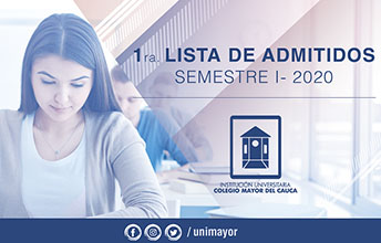 Primera Lista de Admitidos Para el 2P-2020.