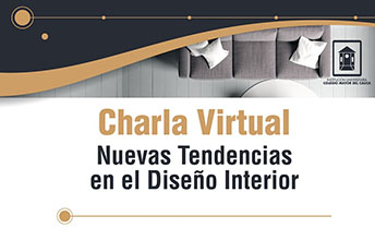 Charla virtual Nuevas Tendencias en el Diseño Interior.