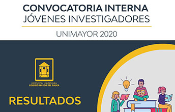 Resultados Convocatoria Interna Jóvenes Investigadores UNIMAYOR 2020.