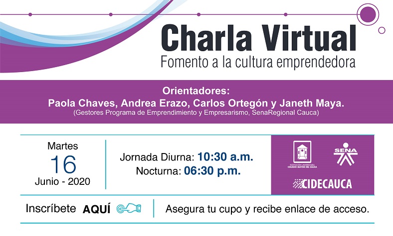 Charla Fomento a la cultura emprendedora
