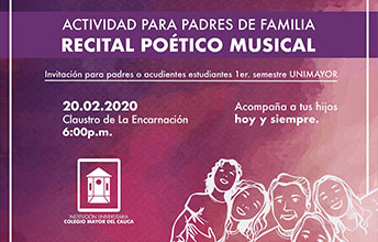 Encuentro para padres de nuevos estudiantes UNIMAYOR IP-2020.