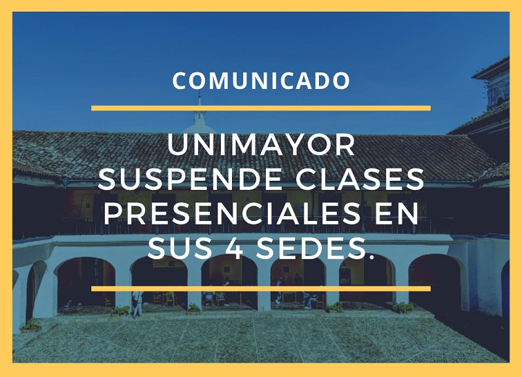 Suspención Actividades 16 marzo
