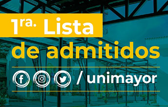 Primera Lista de Admitidos para el Primer Semestre de 2021.