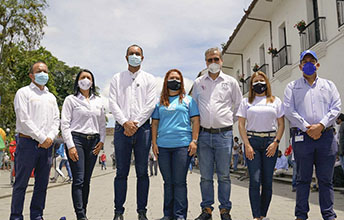 En el Parque Caldas, Universidades del Cauca invitan al diálogo, el respeto y la construcción de paz.
