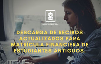 Descarga de Recibos Actualizados para Matrícula Financiera de Estudiantes Antiguos.