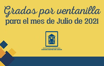Grados por ventanilla para Julio de 2021.