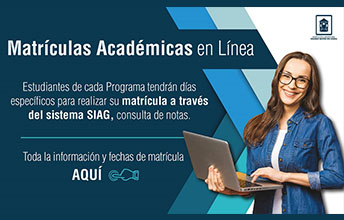Fechas y Horarios Matrículas Académicas UNIMAYOR.
