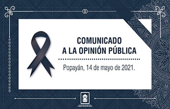 Comunicado a la Opinión Pública.