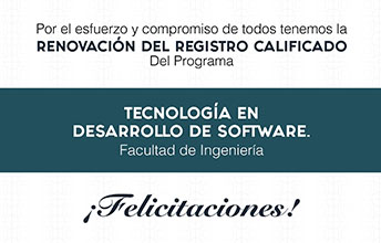 Renovación de Registro Calificado para Desarrollo de Software UNIMAYOR.