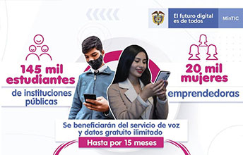 Internet y minutos gratis para estudiantes Universitarios estratos 1 y 2.