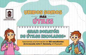 Unidos somos más ÚTILES: Donatón de útiles escolares en UNIMAYOR.