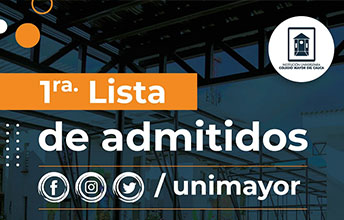 Primera Lista de Admitidos UNIMAYOR 2P-2022.