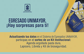 UNIMAYOR premia a egresados por diligenciar Formulario de Actualización de Datos.