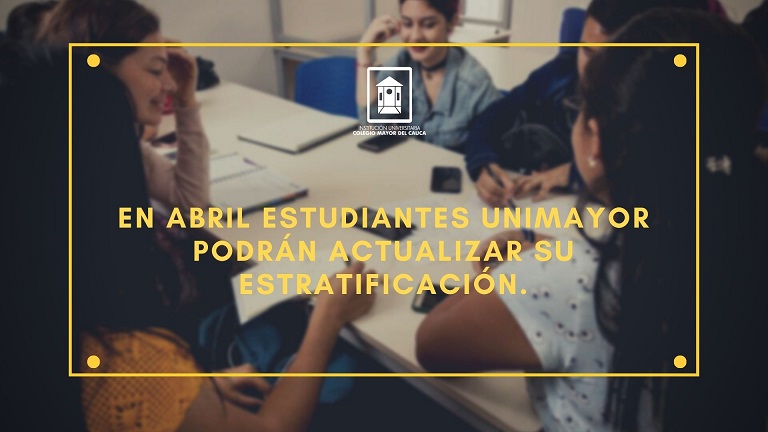 Actualizar su estratificación Abril