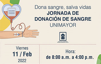 Jornada de Donación de Sangre en UNIMAYOR.