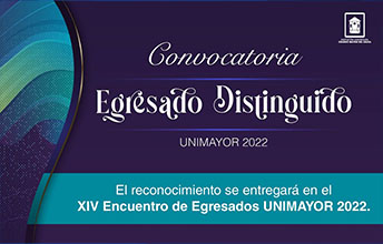 Postúlate como ‘Egresado distinguido UNIMAYOR 2022’.