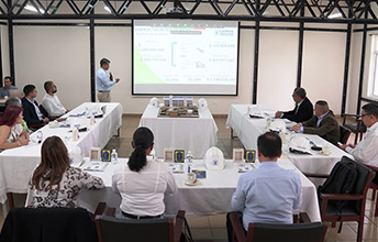 Consejo Directivo de la Institución recorre avance de obra del nuevo Campus UNIMAYOR.