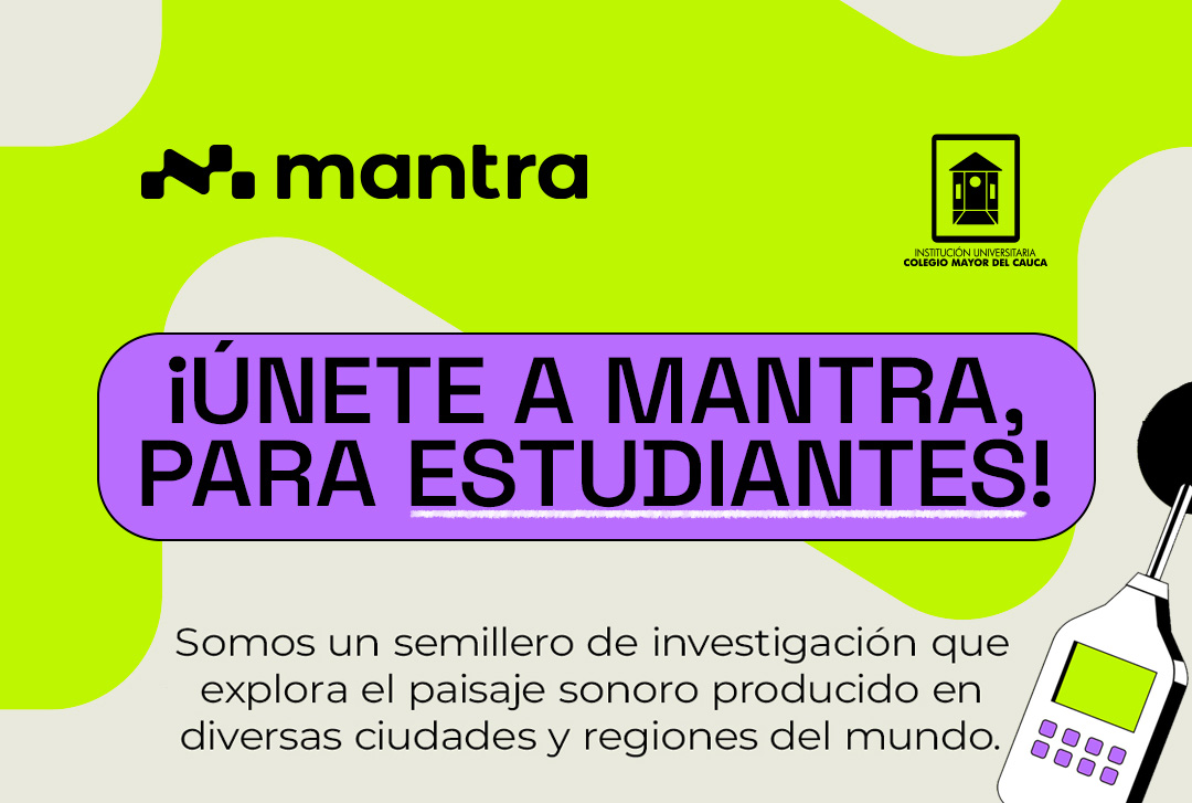 Convocatoria Mantra Estudiantes