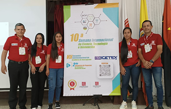 Investigadores de la Facultad de Ingeniería en Cúcuta, en evento de innovación y conocimiento.