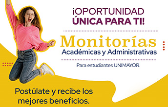 UNIMAYOR convoca a sus estudiantes para Monitorias IIP-2023.