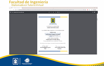 Culminó X Cohorte del Diplomado en Tutoría Virtual UNIMAYOR.