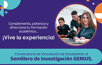Convocatoria de vinculación de estudiantes al semillero Genius.