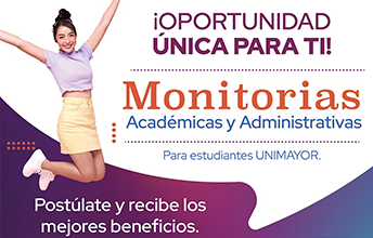 Abierta Convocatoria para Monitorias UNIMAYOR remuneradas, IP-2024.