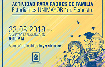 Encuentro para padres de nuevos estudiantes UNIMAYOR.
