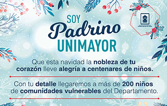 Campaña Soy Padrino UNIMAYOR.